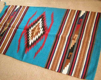 32"x 64" Southwestern Wool Floor Rug