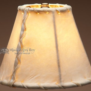 10&quot; Bell Rawhide Lamp Shade -Southwest