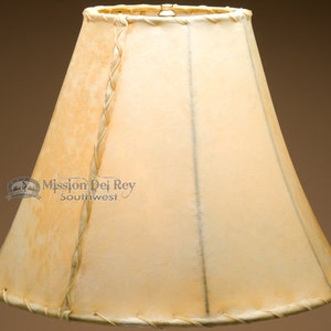 18&quot; Bell - Rawhide Lamp Shade -Southwest