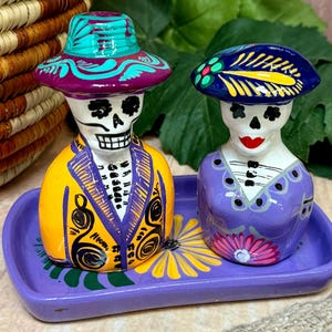 Day of The Dead Salt & Pepper Shakers Set