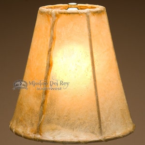 8&quot; Bell Rawhide Lamp Shade -Southwest