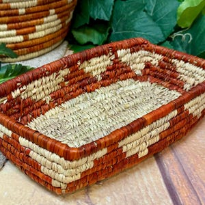 10&quot; Handwoven Western Style Palm Basket