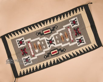 32"x 64" Southwestern Wool Floor Rug