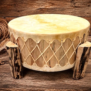 Cedar Pow Wow Drum - Tarahumara 24"x10"