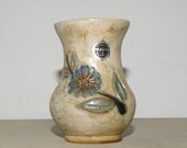 Bouffioulx Ceramics - studio art pottery salt glazed stoneware Grès d 39 Art handmade vase by Dubois, Bouffioulx, Belgium