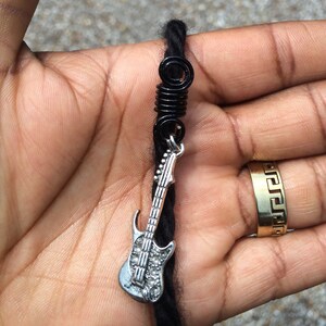 Serotonin Molecule Dread Loc Spiral Coil Bead