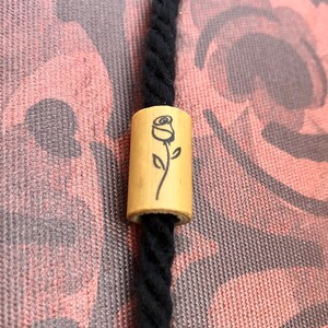 Serotonin Molecule Dread Loc Spiral Coil Bead
