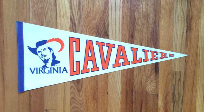 Vintage Virginia University Pennant University Vintage Felt Pennant Virginia Pennant Vintage College Flag Banner Pennant Virginia Cav