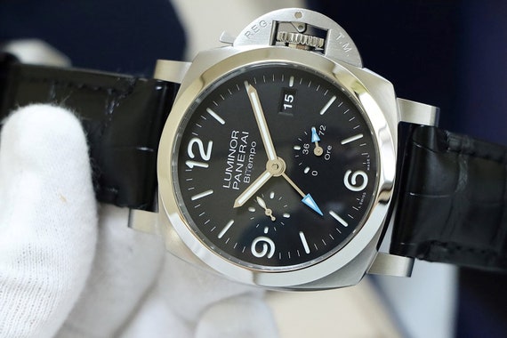 PANERAI  Luminor BiTempo Automatic Black Dial Men… - image 3