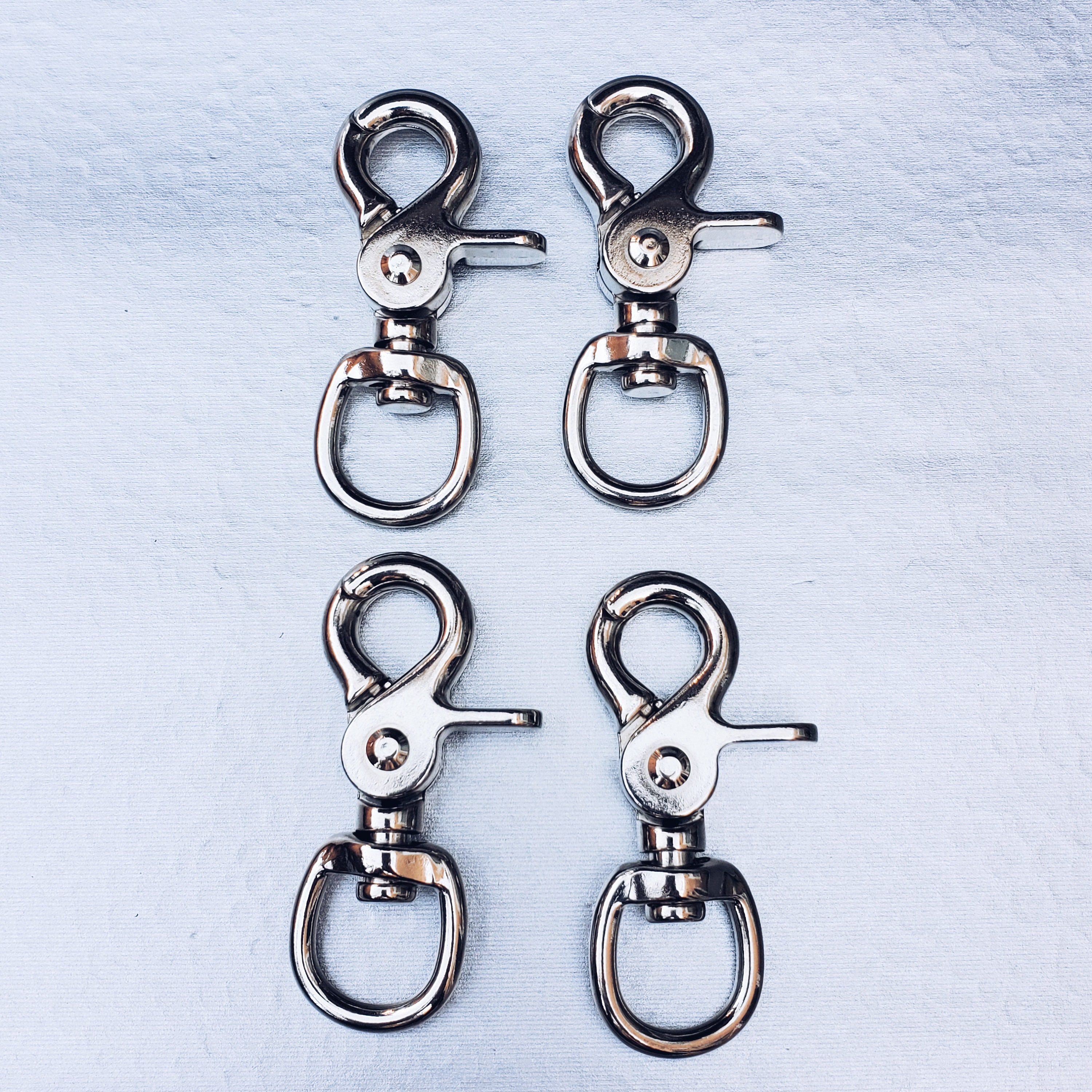 Sewing & Fiber Leatherworking 50 pcs made in Taiwan Bulk Silver Trigger