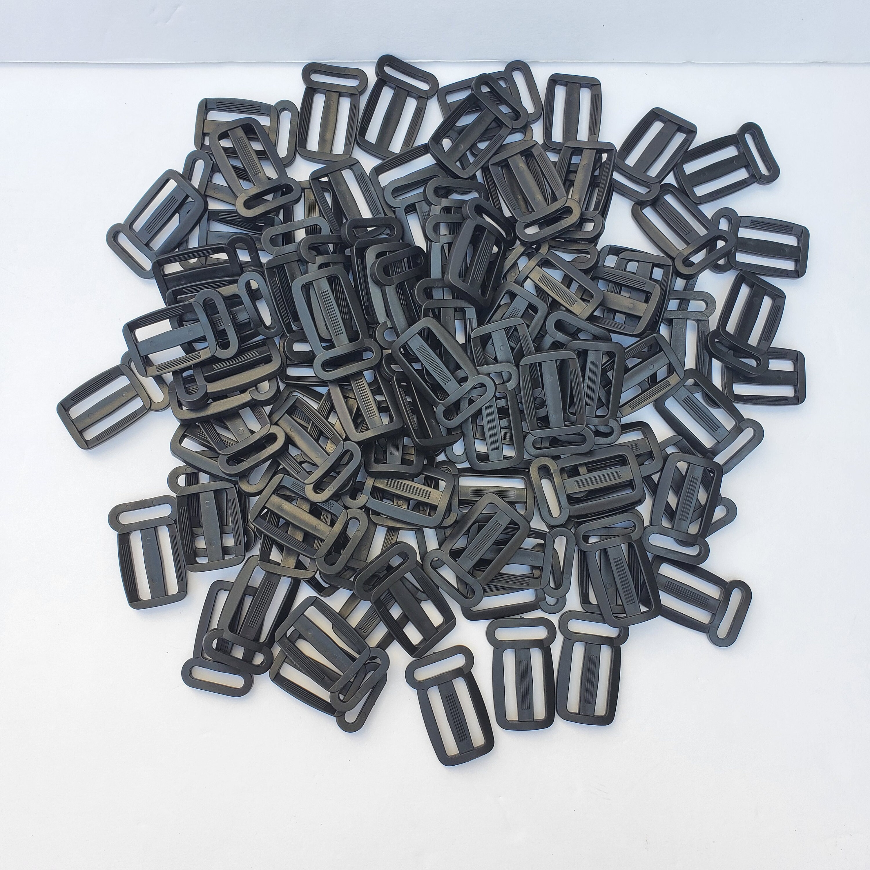 Bulk Lot Black Triglide W/ Side Loop 1 Slide Buckles Etsy