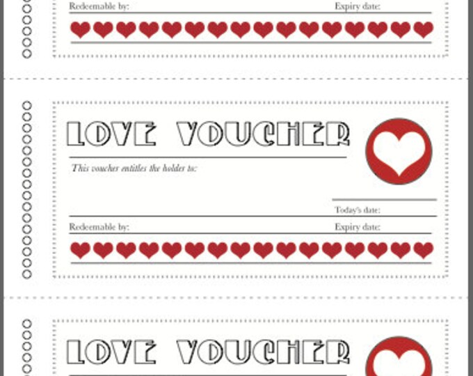 Free Spanking Love Vouchers Printable