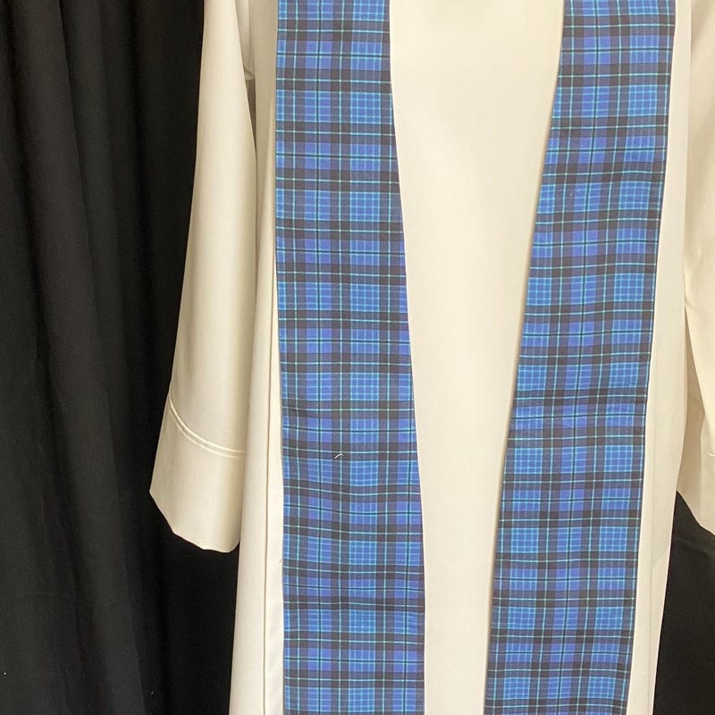 Scottish Tartan Clergy of Ulva Weathered Clan Crewneck Sweatshirt Plaid Style main image 0