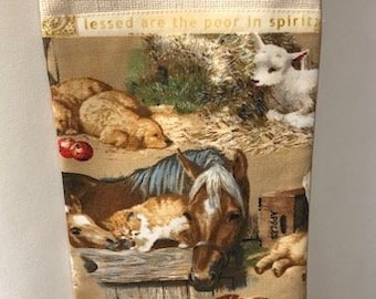St Francis Stole, Animal Stole, Animal Blessing, Clergy animal blessing stole, Priest stole, Clergy stole, St. Francis Animal Stole, SF004