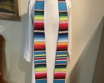 Étole arc-en-ciel de célébration hispanique