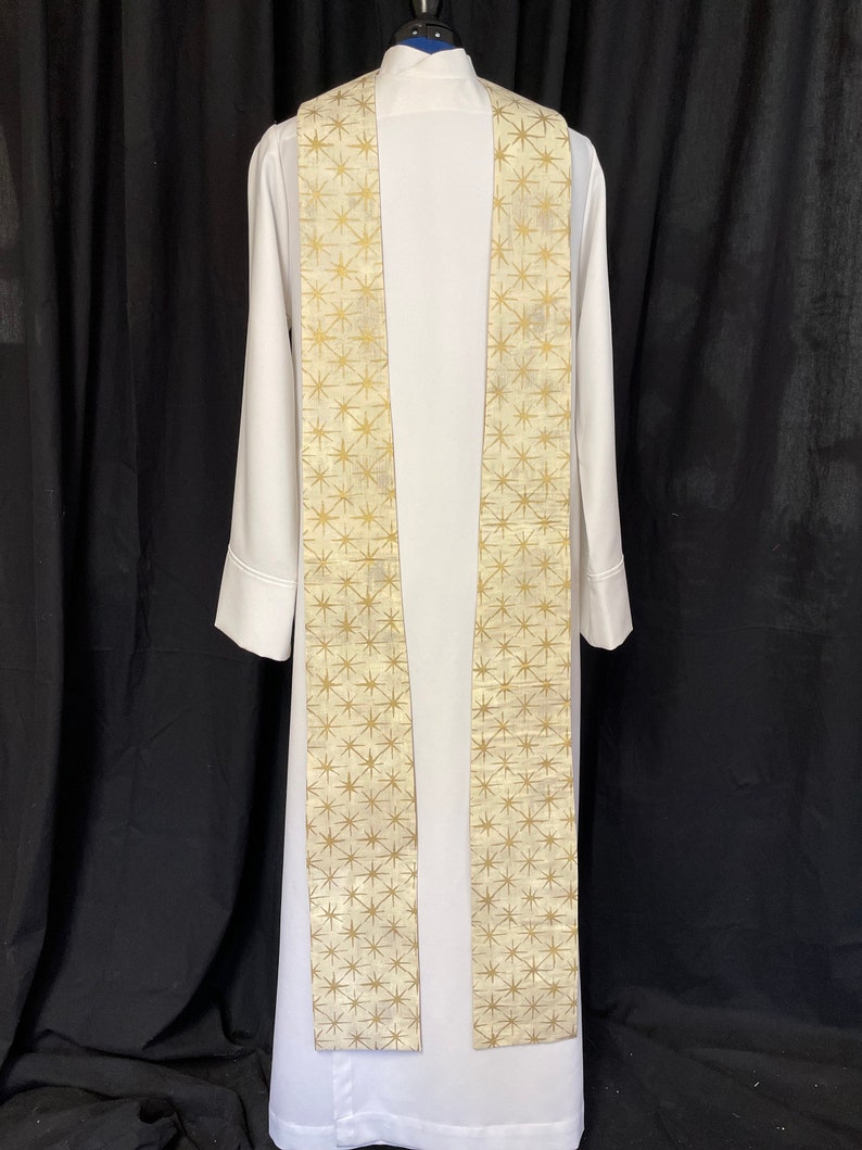 White celestial stole