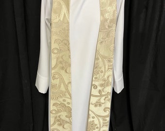 Gold-tone brocade Easter stole