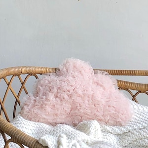 Cloud shape cushion for celestial nursery decor theme  Cloud baby room decor girl   Baby shower gift