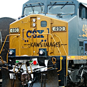 CSX Transportation Diesel Engine, Train Photography, Railroad Photography, Train Art, Railroad Art