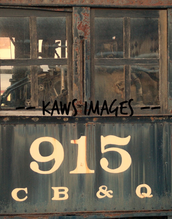 Chicago, Burlington, and Quincy (C B & Q) Steam Engine 915, Train Photography