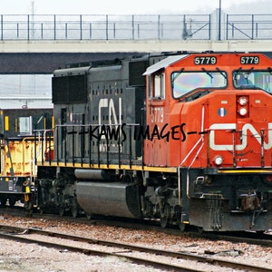 Canada National Engine No. 5779, Train Photography, Railroad Photography, Train Art, Railroad Art