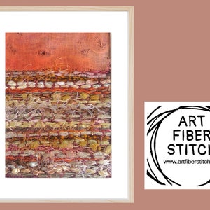 Prairie Sunset Fabric Art Kit, Beginners Embroidery, Easy Sewing ...