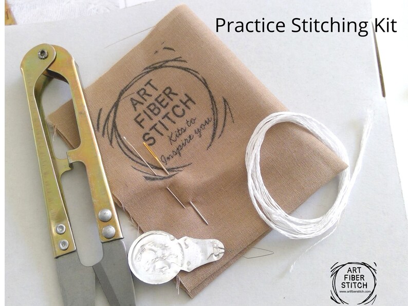 Bluebird Slow Stitching Kit Beginners Embroidery Easy Sewing Etsy