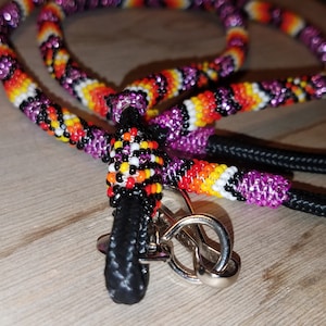 Peyote stitch Beaded lanyard