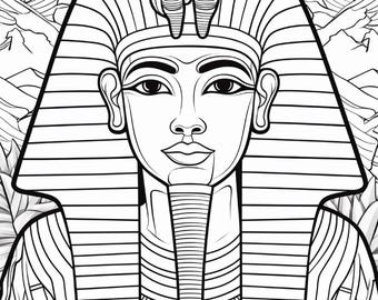 100 kleurplaten uit het oude Egypte - Kleurplaten, voor kinderen en volwassenen, downloaden, kleurplaten