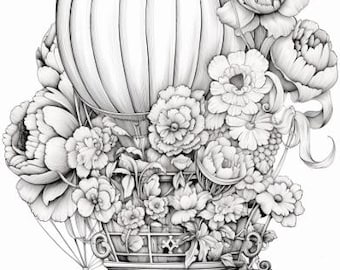 200 pages of vintage fairytale coloring pages - for adults and children, PDF instant download, coloring pages, coloring pictures.