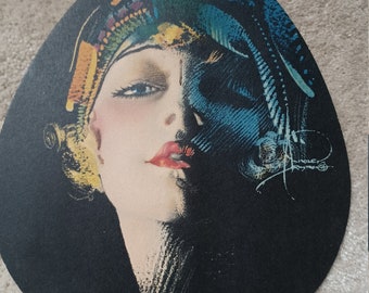 BRIDGE SCREEN 1920'S Rolf Armstrong