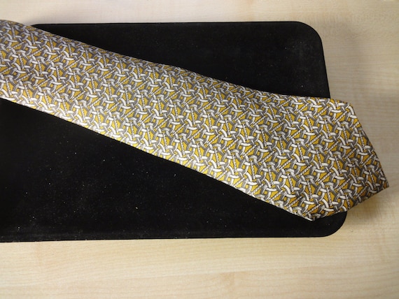 HERMES SILK TIE - image 1