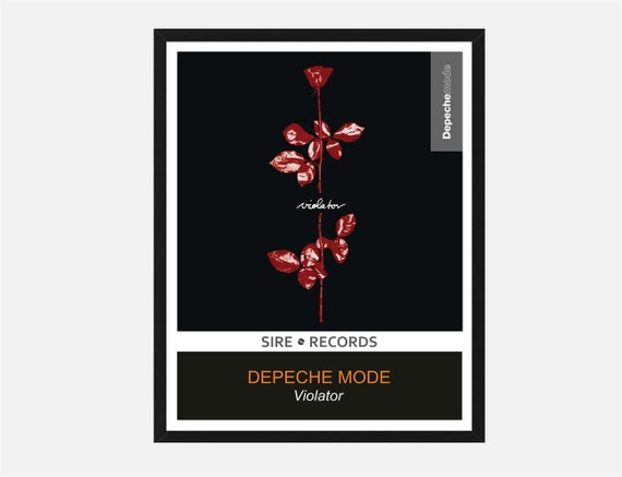 DEPECHE MODE poster Violator Depeche mode portada disco - Etsy México