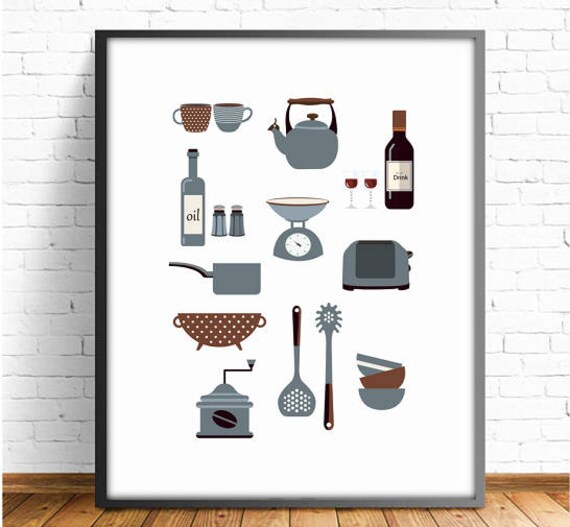 Laminas Cocina Laminas Imprimibles Laminas Decorativas Etsy
