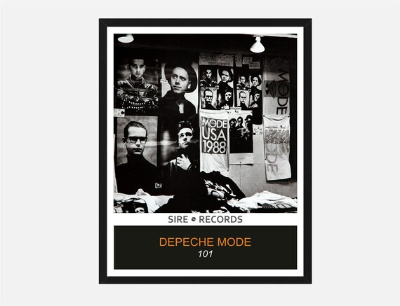 MODE poster 101 Depeche mode portada disco Depeche - Etsy España