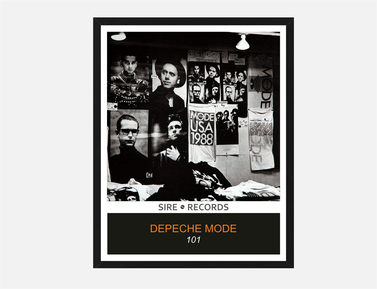 Discover DEPECHE MODE 101 Musik Album Poster