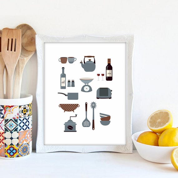 Laminas Cocina Laminas Imprimibles Laminas Decorativas Etsy