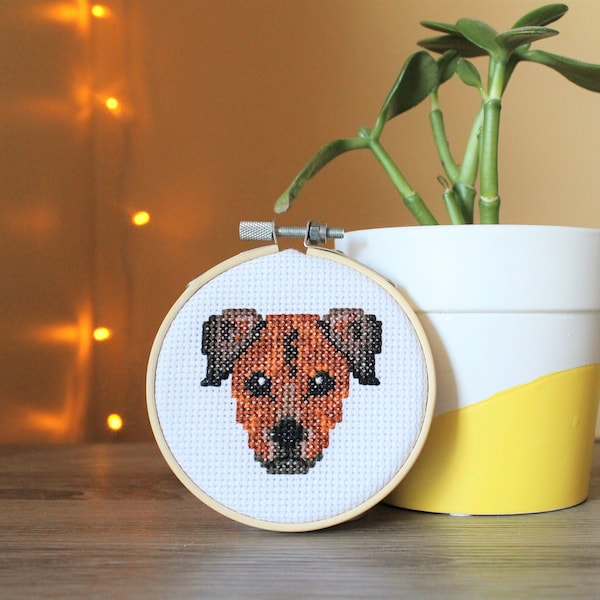 Custom Pet Cross Stitch | Custom Pet Portrait | Custom Pet Cross Stitch PDF Pattern