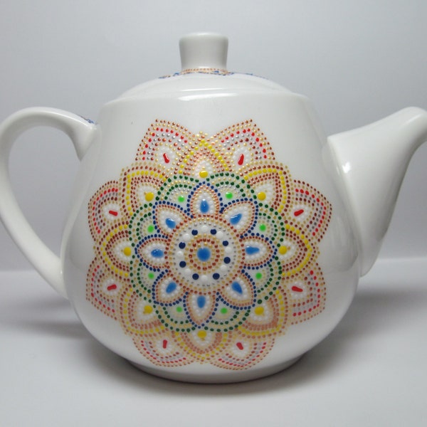 SALE 37 % !!!!  Tea pot " Golden Lotus "