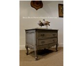 FOR SALE Original French Louis Style Two Drawer Chest Commode