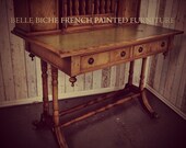 FOR SALE Fabulous George III Style Leather Top Mahogany Writing Desk