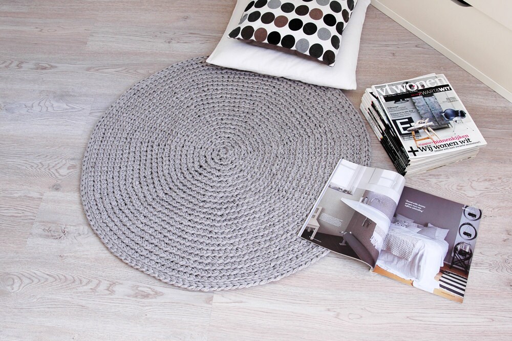 Chunky Boho Rug Crochet Rug RUUGY / Boho Area Rug / Chunky Crochet Carpet ...