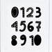 Numbers Art Print Instant Download Numerals Print Nursery - Etsy