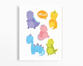 Dinosaur Head Print Dinosaur Head Printable Instant | Etsy