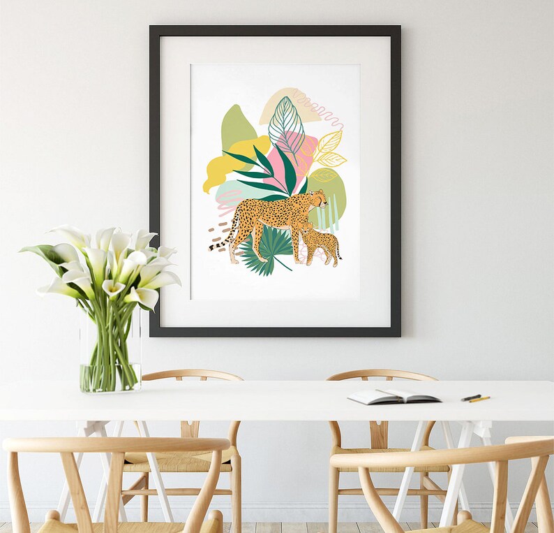 Jungle Art Print Botanical Wall Art Jungle Printable Jungle Etsy