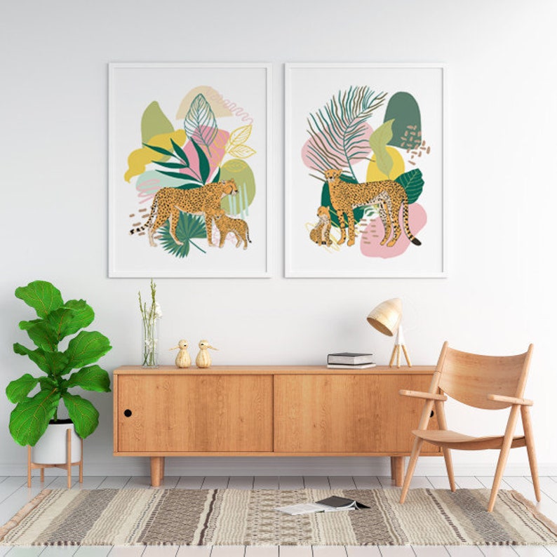 Jungle Art Print Botanical Wall Art Jungle Printable Jungle Etsy Canada