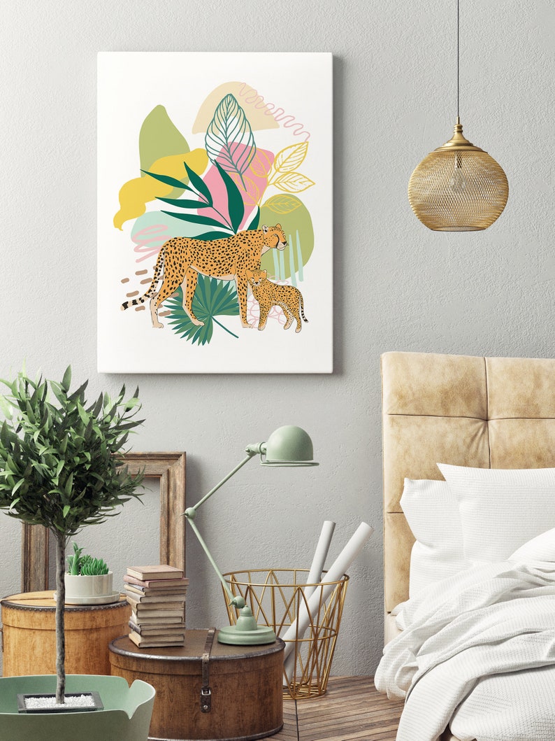 Jungle Art Print Botanical Wall Art Jungle Printable Jungle Etsy
