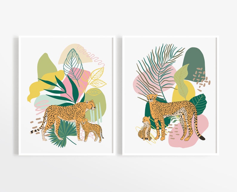 Jungle Art Print Botanical Wall Art Jungle Printable Jungle Etsy Canada