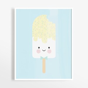 Eis am Stiel Kunstdruck, Baby Boy Kinderzimmer, Süßigkeiten Kunstdruck, Printable Kinder Dekor, Kinderzimmer Dekor, Candy Farben Kinderzimmer Dekor