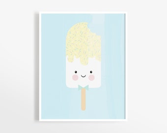 Popsicle Art Print: Candy Colors Nursery Decor (Digital Download)
